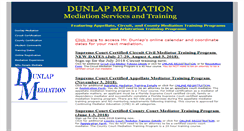 Desktop Screenshot of dunlapmediation.com